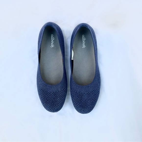 ALLBIRDS | WOMENS TREE BREEZER IN HAZY INDIGO BALLET FLATS SIZE 6.5 - Picture 3 of 6